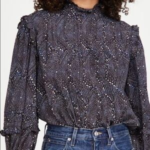 Ulla Johnson Sigrid Blouse Size 4